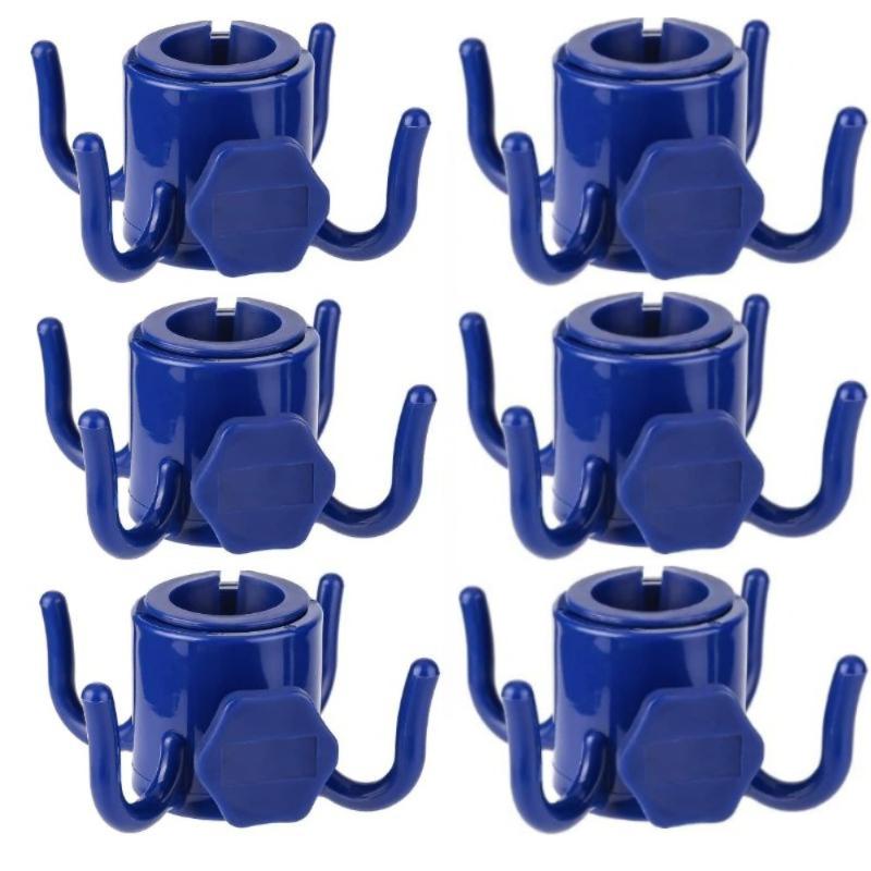 Przenośny Haczyk Wieszak na Parasol Plażowy Outdoorowy Wszechstronny Oszczędzający Miejsce Czteroramienny Haczyk Użyteczne Odporne na Zużycie Akcesoria do Parasola