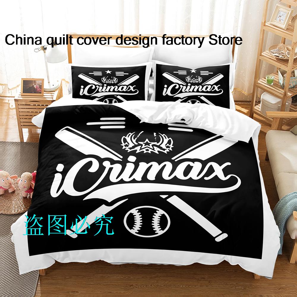 

Burgerpommes Icrimax Bedding Set Single Twin Full Queen King Size Bed Set Kids Bedroom Duvetcover Sets Anime Bed Sheet Set EU Single(135*200cm)3pcs