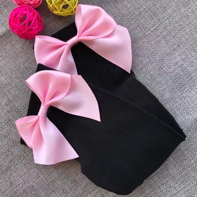 Women Socks Japanese Style Sexy Knee High Socks Medias Cosplay Bow Long Stockings Black White Girls Student School Socks