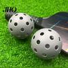 Pickleball Set 3 Stück 40 Löcher Hoher Rückprall Sichtbarkeit PE Indoor Outdoor Glatter Flug Turnier Training Übungsball Zubehör