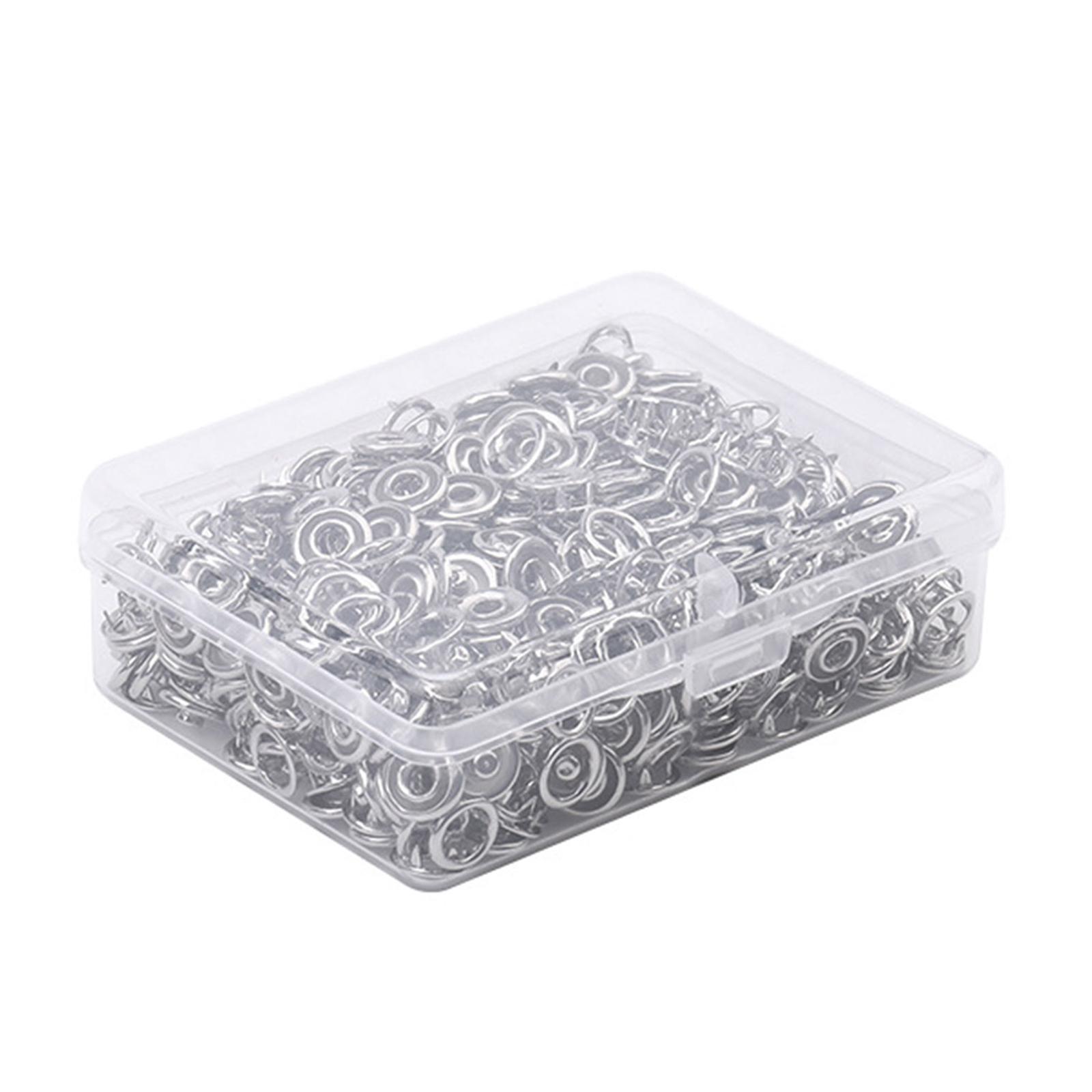 

50/150Sets 9.5mm Poppers Fastener Metal Press Button Fasteners No Sewing Five Claws Button Buckles for Clothing Repair B