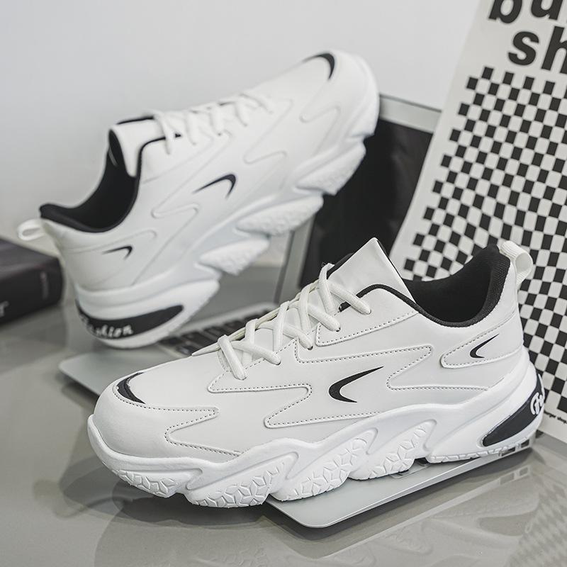 

Shoes New summer breathable sports casual running little white board shoes Forrest Gump heightening dad shoes 39 белый