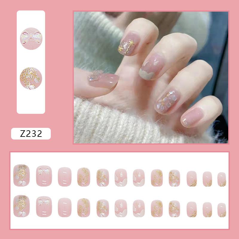 Tragbarer Nagelpflasterbohrer Tragbarer Nagel Beliebter Nagelkunstaufkleber Fertiger künstlicher Nagel Ultradünner Nagel