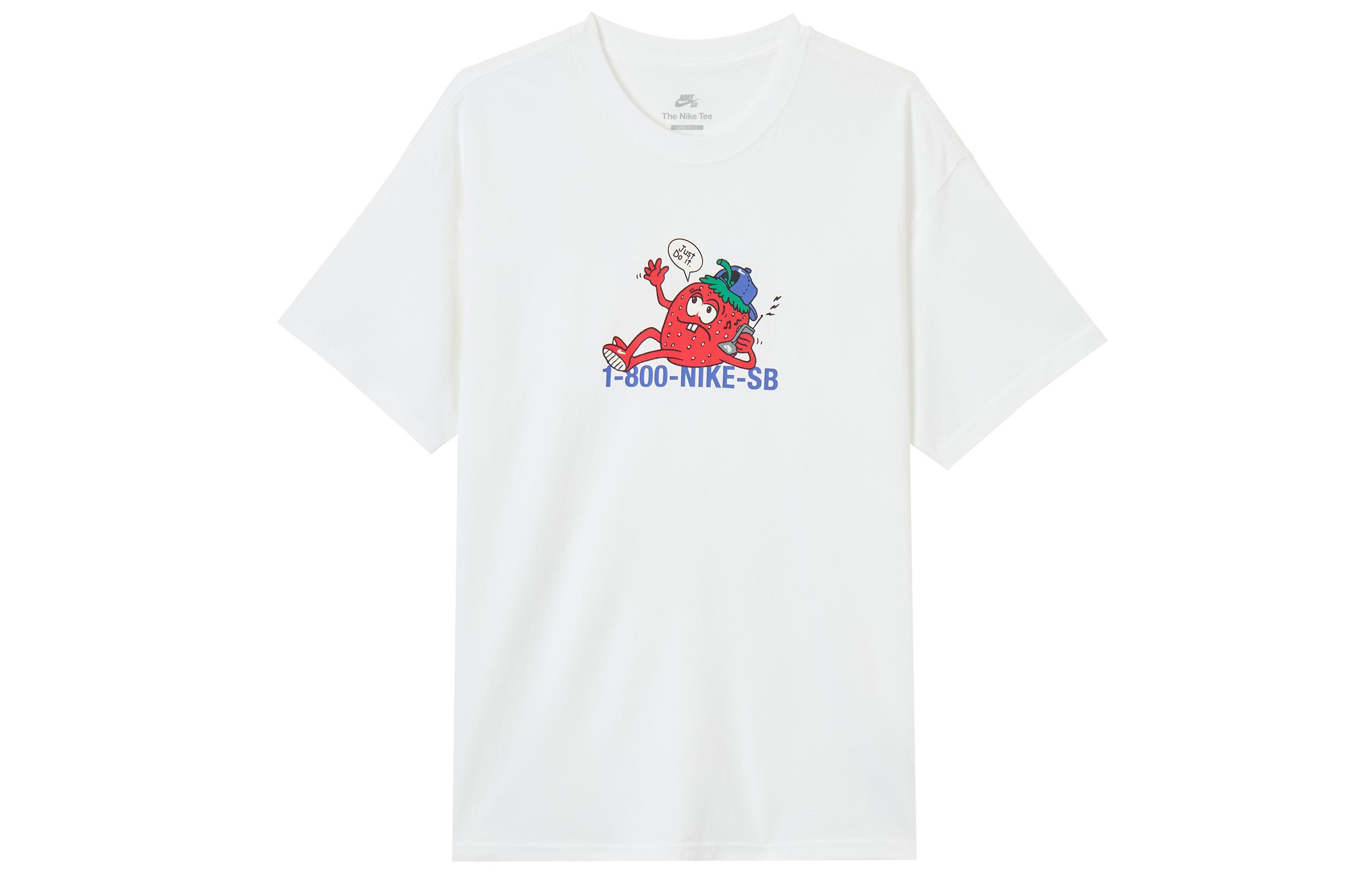 Nike T Shirts Men s White Crew Neck Moderate HV1303-100 XXL