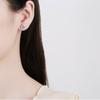 Bague Ringen 100% 925 Sterling Silver 1CT Water Drop Moissanite Stud Earrings For Women Platinum Plated Party Fine Jewelry Gift