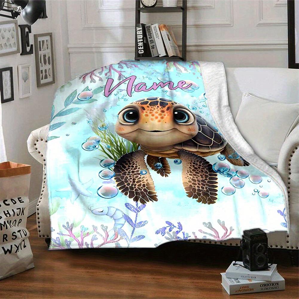 Sea Turtle Home Blankets Comfortable Soft Lightweight Multiseasonal Blanket For Picnics Sofas Offices Beds Living Rooms Perfect Gift For Friends And