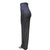 Women's Sexy High Waist Wide Leg Palazzo Lounge Pants Metallic Glitter Bell Bottoms Trousers Rave Party
