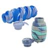 Hand Grenade Camouflage Water Bottle Portable Silicone Foldable Sports Cup 500ml Hand Grenade Sports Kettle