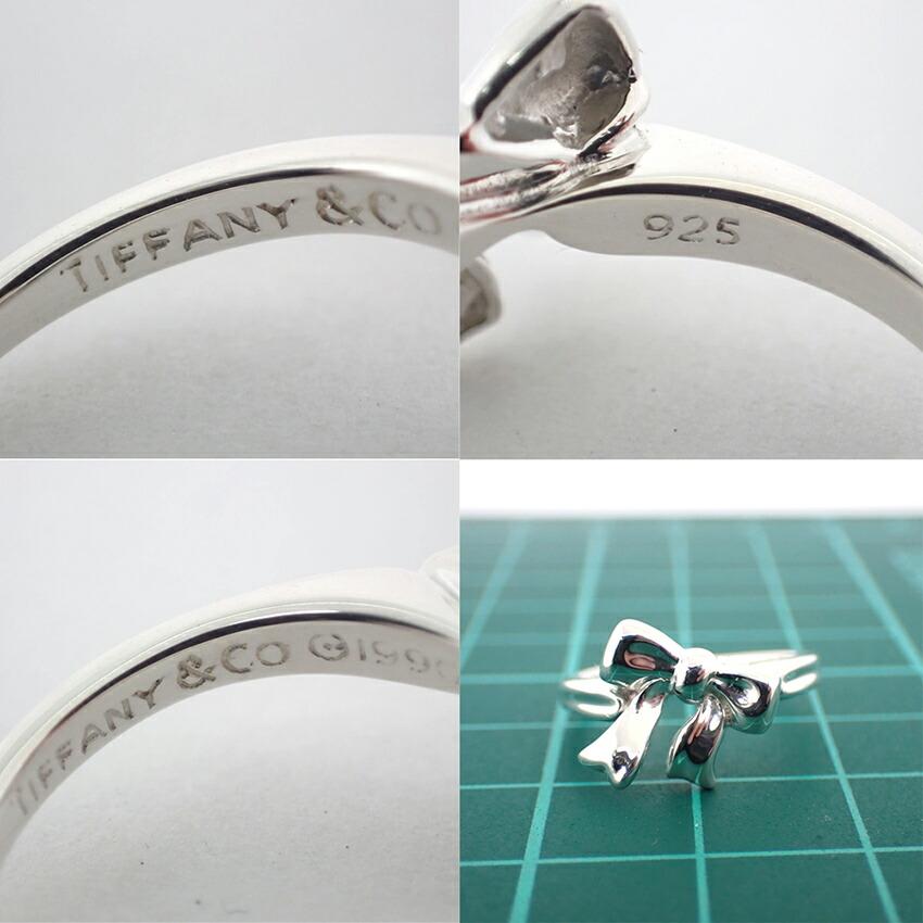 [Pre-owned] TIFFANY / Tiffany / 925 / Ribbon / Ring / Size 10 / J89-7