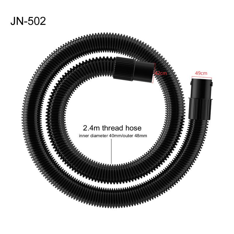 Jeno 502 vacuum cleaner handle hose sets  lenght 2.4m 40mm/48mm threaded hose  handle host connector vacuum cleaner parts