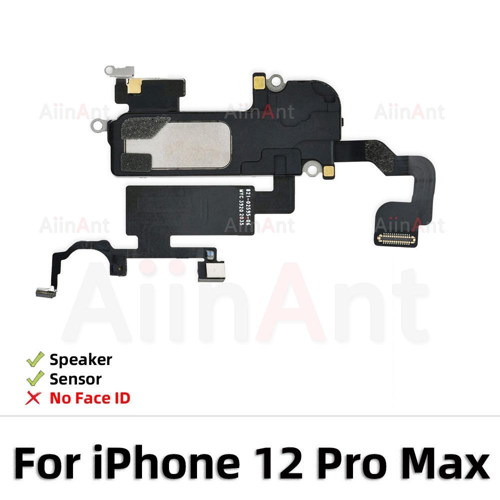 AiinAnt Phone Top Proximity Sensor Sound Ear Earpiece Speaker Flex Cable For iPhone 11 12 Pro X Xr Xs Max Sapre Phone Parts