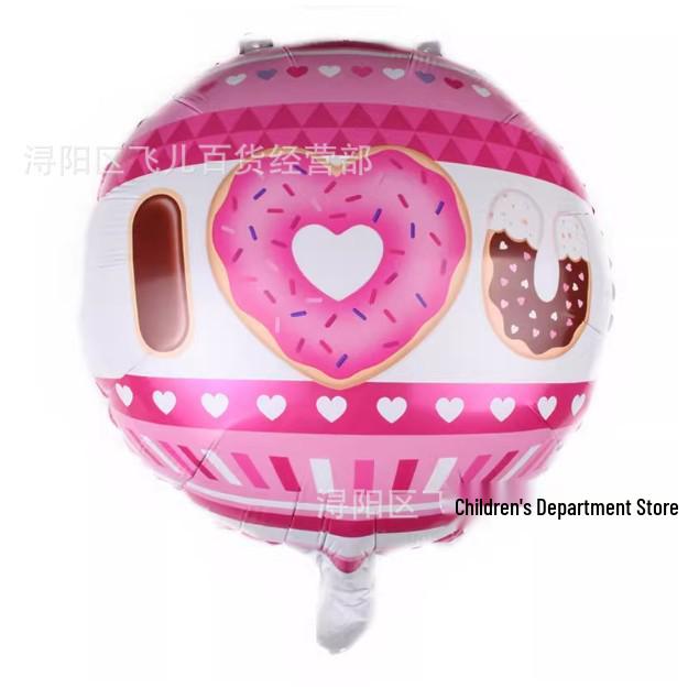 Qixi Valentine s Cherry Balloon & Lips Foil Theme Decoration Set