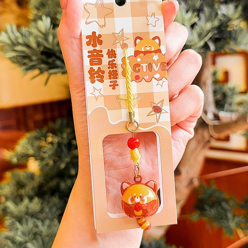 Little Panda Turtle Set Water Sound Bell Small Pendant Fun Small Partne Animal