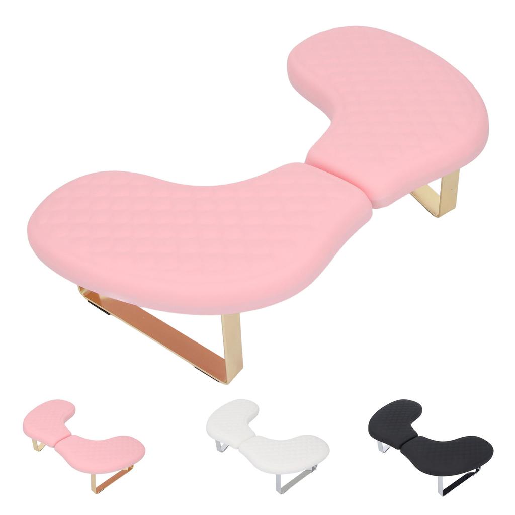 Podpórka pod ramię do paznokci dla stylistki paznokci Odłączana w kształcie U Miękka PU Składana podpórka pod dłoń do manicure do salonu domu