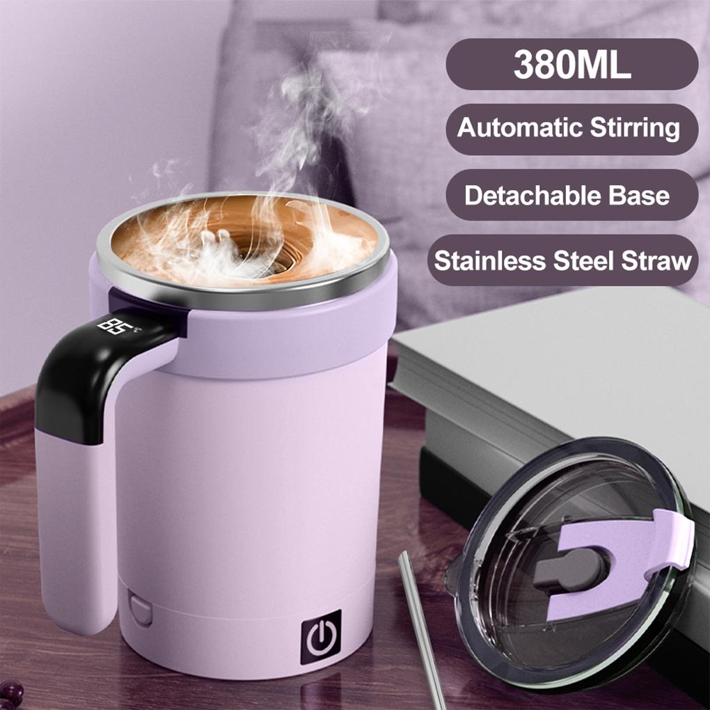 Portable Size Self Stirring Mug Durable Insulated Technology USB Charging Automatic Magnetic Cup