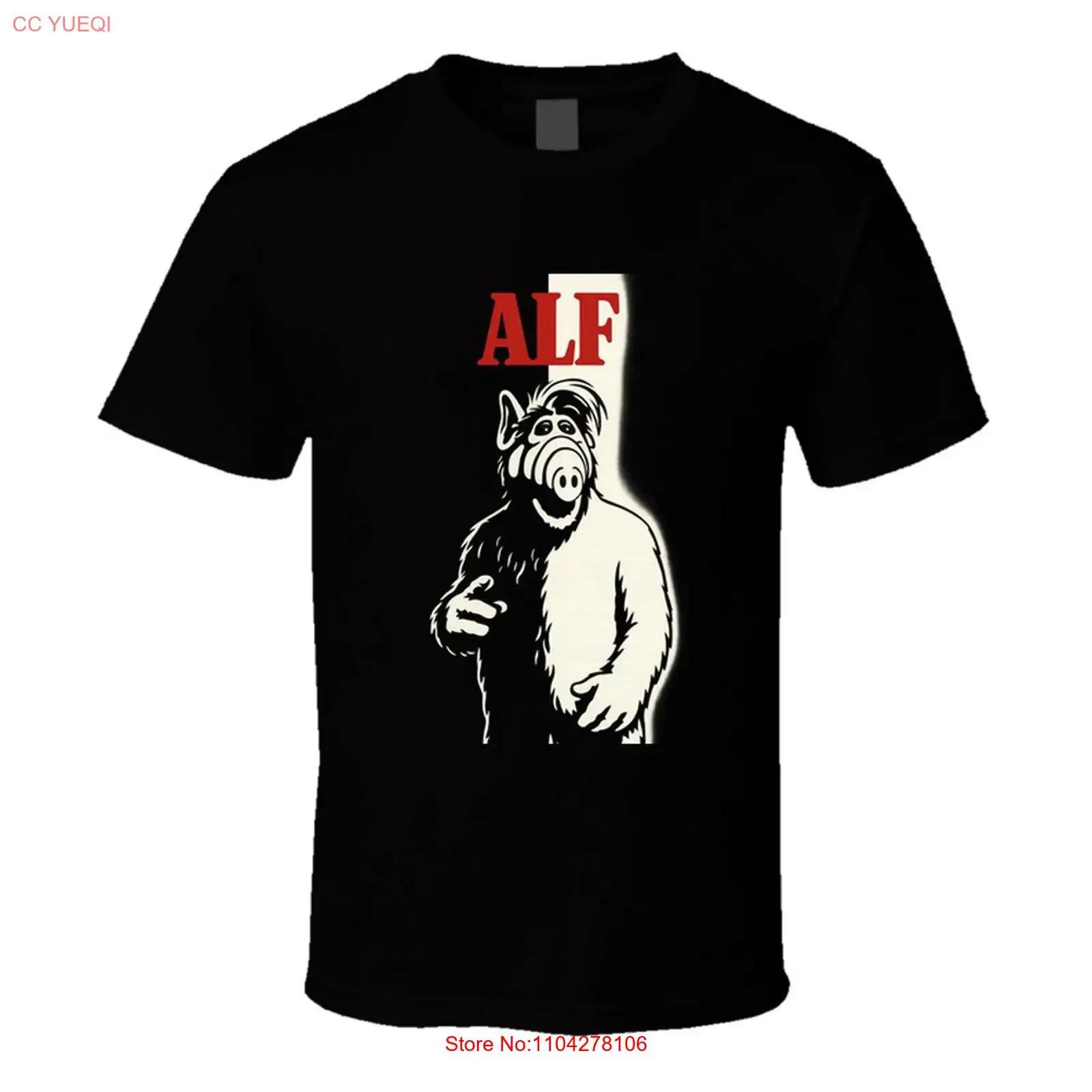 

Alf Retro Tv Show Series Scarface Parody T Shirt vintage Washed homme Stylish Top For Everyday Wear Versatile streetwear Soft S разноцветный