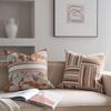 New Oat Color High End Geometric Jacquard Cushion Cover Double-Sided Modern Light Luxury Pillow Covers Decorative Decor Home