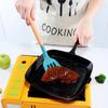 12Pcs/Set Silicone Kitchenware Wooden Handle Cooking Utensils Set Non-Stick Shovel Spatula Spoon Clip Kitchen Tools