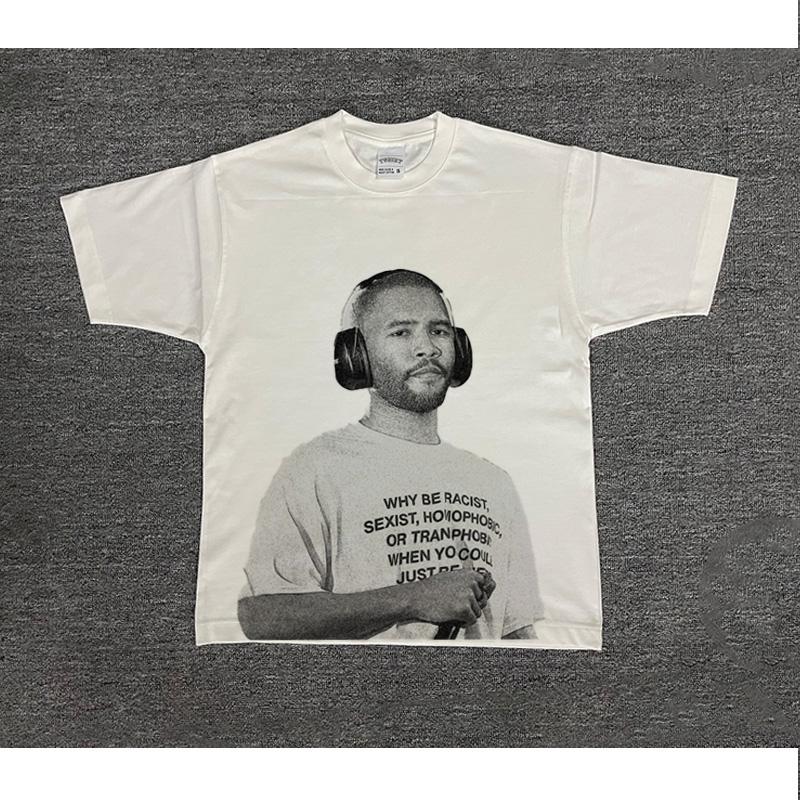 Frank Ocean Rapper Hip Hop Blond T-Shirt a Maniche Corte Uomo Cotone Streetwear Estate Donna Moda T-Shirt Abbigliamento Regalo per Fan