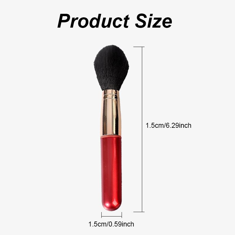 Makeup Brush Vibrator for Women, Discreet Clitoral Stimulator with Powerful Vibrations, USB Rechargeable Travel Sex Toy