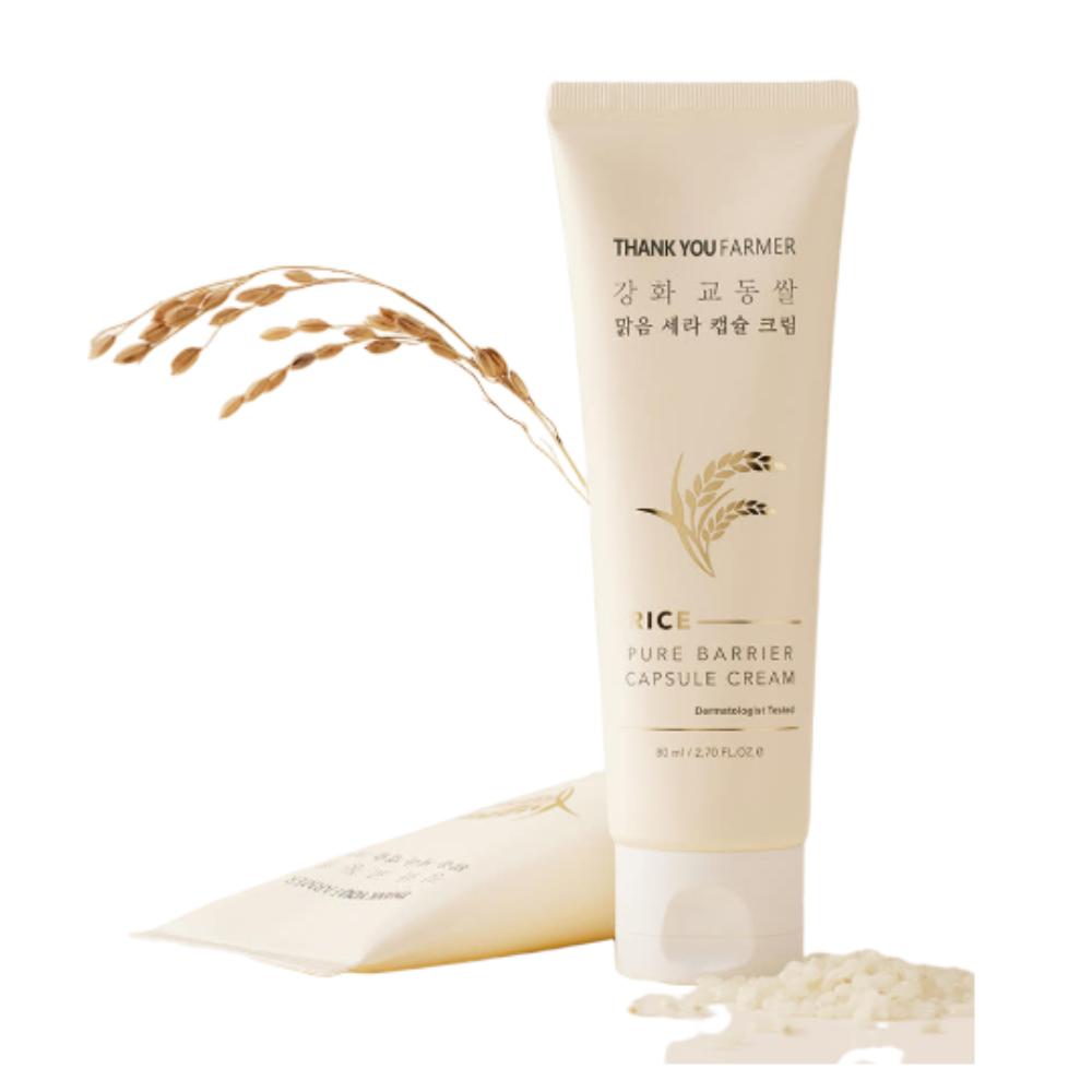 

THANK YOU FARMER Rice Pure Essential Cera Capsule Cream 80ml - Deep Moisturizing & Skin Barrier Repair