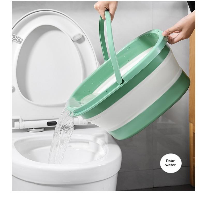Collapsible Foot Bath Tub TEP Leakproof Durable Foot Soaking Basin for Home Spa Travel Post Work Relaxation