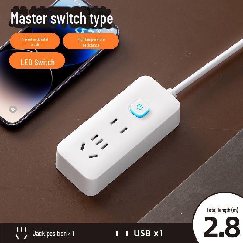 Bandă de alimentare inteligentă Xiaomi cu USB, extensie multifuncțională, priză pentru comutator pentru biroul de acasă