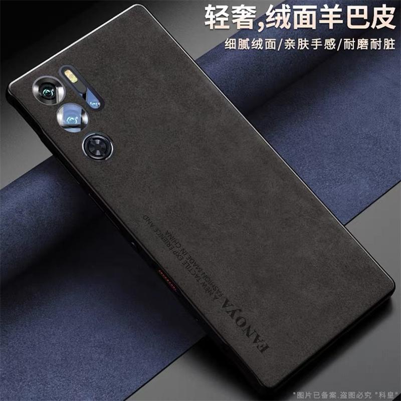 Case For Red Magic 9S Pro Case Luxury Silicone Leather Back Cover For Nubia RedMagic 9 Pro Plus Protect Shell Shockproof Bumper