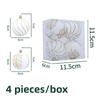3/2/1Pcs Pumpkin Balls Christmas Tree Ornament Plastic DIY Crafts Painted Christmas Gifts Boxes Pendant Hanging Ornament