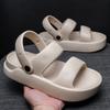 Fashion Summer Women Sandals Couple Home Slippers Non Slip Breathability Thick Sole Home Womens Shoes Outdoor Soft Sole Sandals
