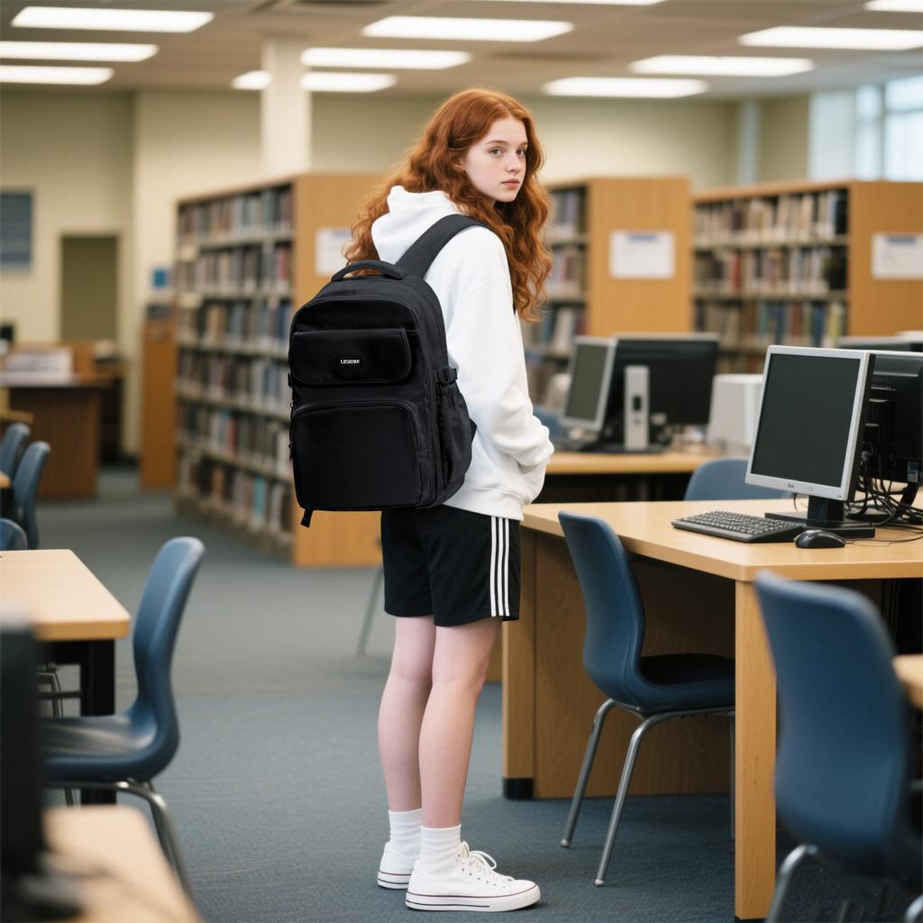 Wasserdichter Bücherrucksack Lässiger Leichter Reise Rucksack Tagesrucksack Rucksäcke College High School Taschen Rucksack für Jungen Mädchen Teenager