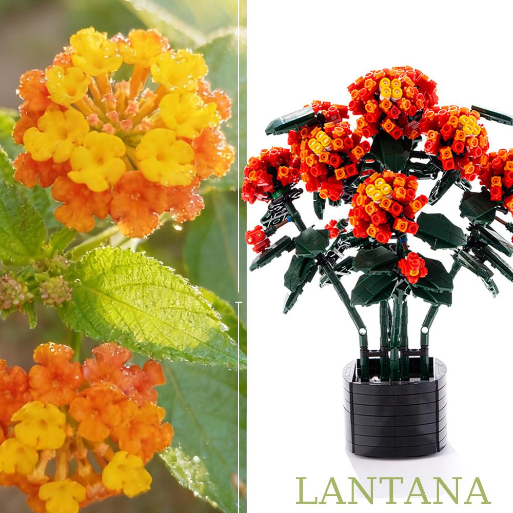 High-Quality 1614Pcs High-Difficulty High-Quality Block High-Quality Flower High-Quality Pot - High-Quality Home High-Quality Decor High-Quality &