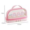 PVC Stationary Organizer Double Layer Pen Bag Portable Pencil Case
