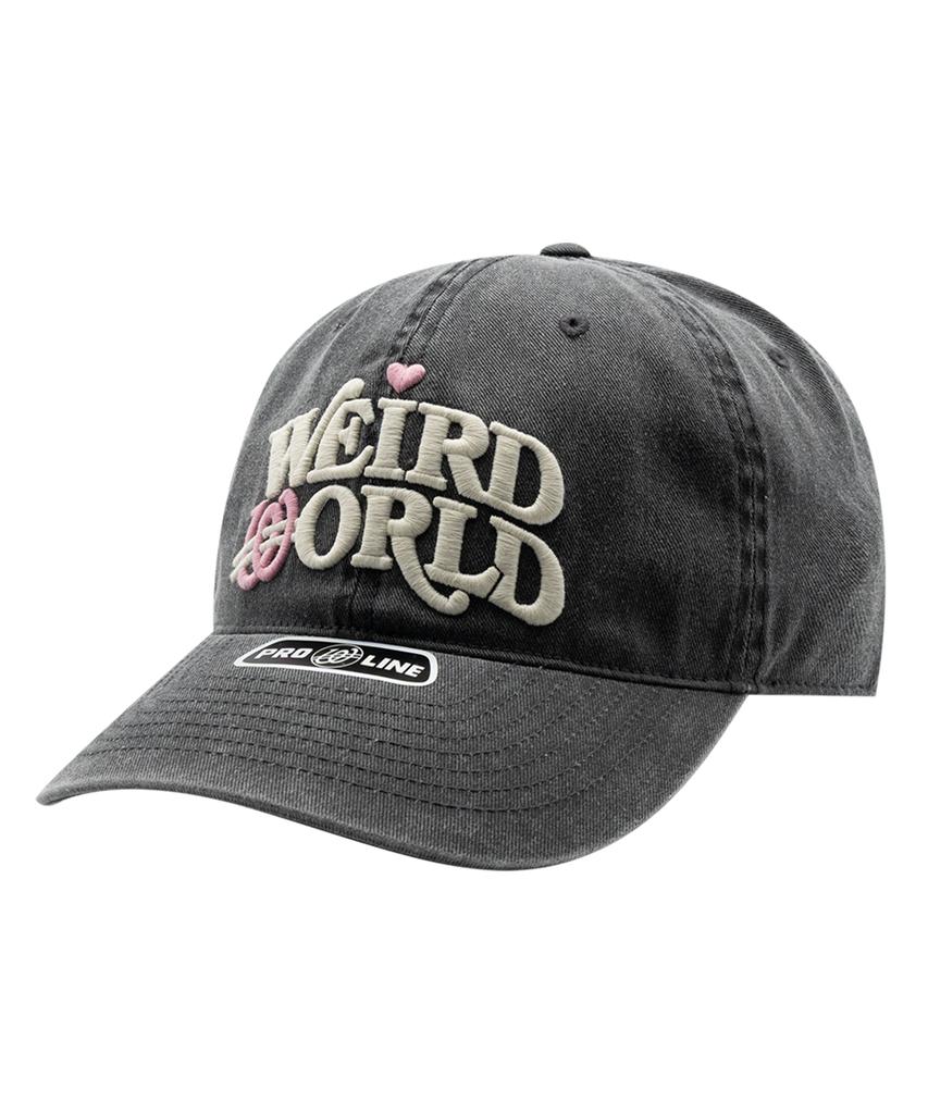 Wieoldeuwoldeu Acro Logo Pigment Ball Cap Black