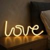 USB or Battery Powered Neon Sign Lamp Love LED Neon Sign Decorative Neon Wall Sign  Christmas Party