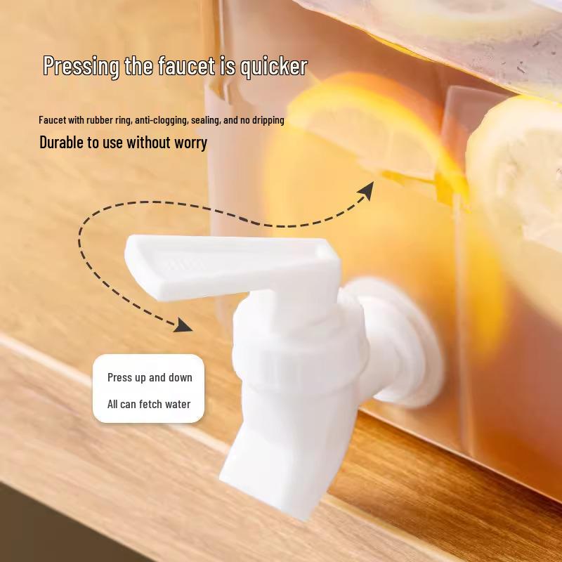 Plastic Beverage Keg with Tap for Lemon, Fruit, Milk Tea, Plum Juice, or Cola.