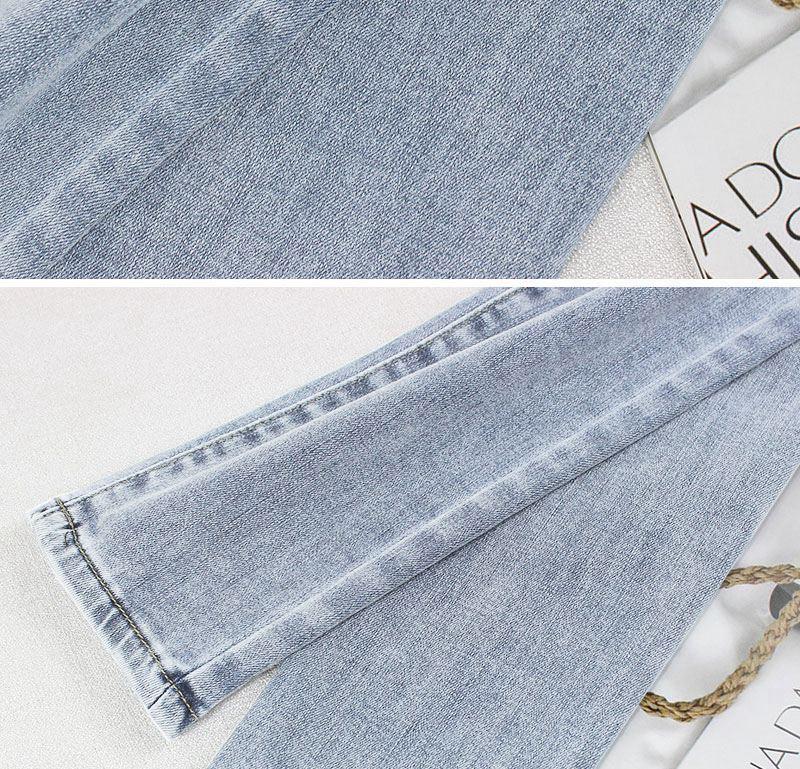 Women's High-Waisted Elastic Denim Skinny Jeans - 2025 Summer Slim-Fit, Versatile, and Flattering Style