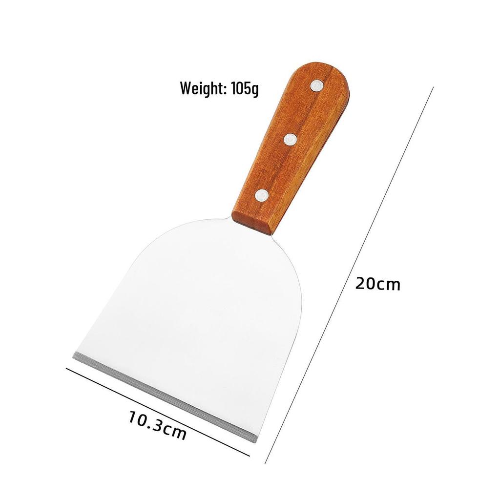 Stainless Steel Cooking Spatula for Pancakes, Pizza, Steak, and Fish
