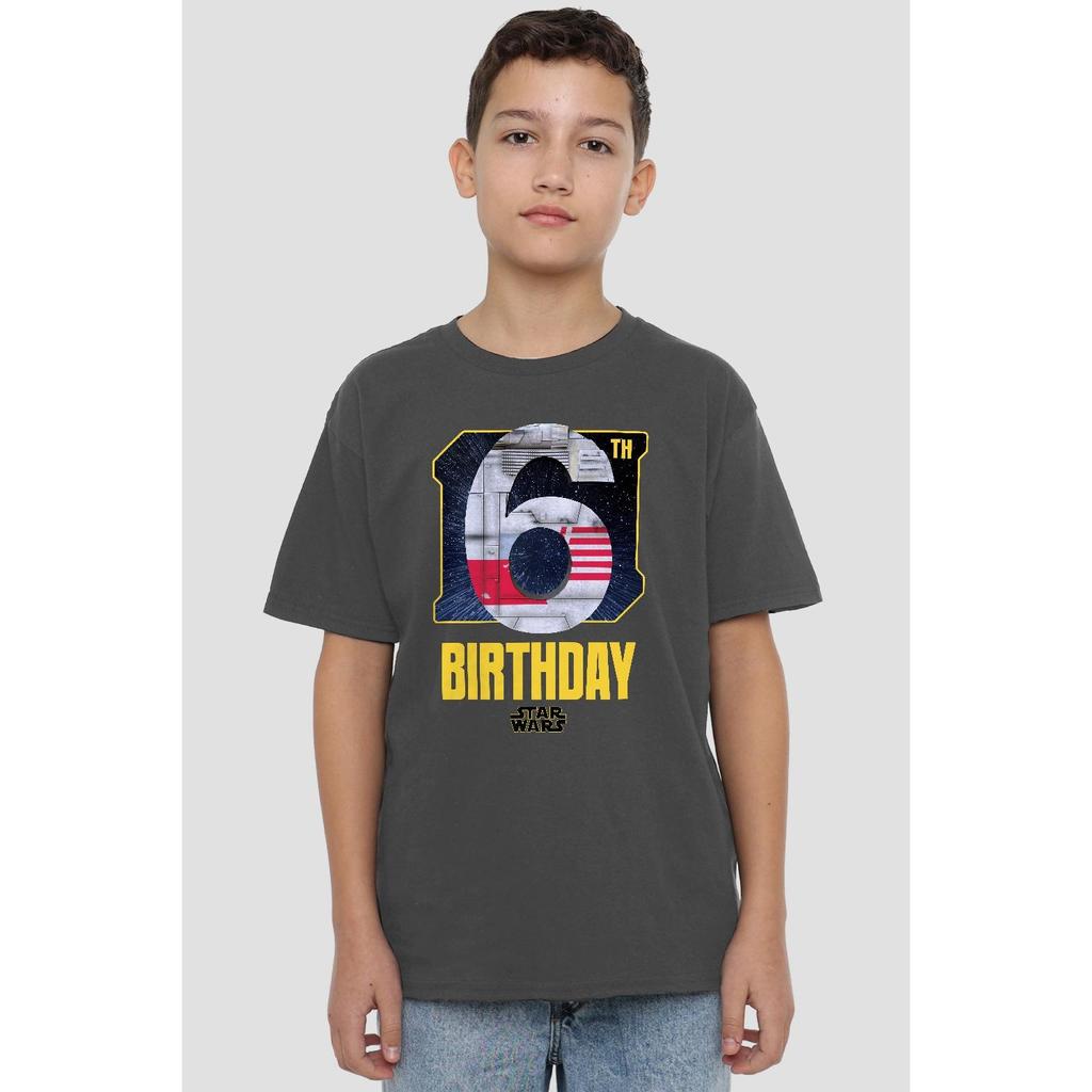 Star Wars Childrens/Kids X-Wing Space 6th Birthday T-Shirt