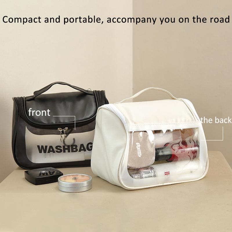 1Pc New Ins Style Multifunctional Cosmetic Bag For Women Wash Bag Portable Waterproof Swimming Bag Home Travel Storage Bag Case