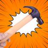Realistic Hammer Toy Prop Creative Prank Toy Magic Prop Fake Hammer  Stage Performance