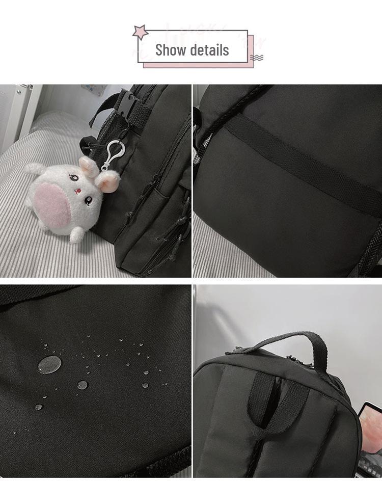 Korean Cartoon Schoolbag for Girls: Stylish Backpack for Elementary to High School Students