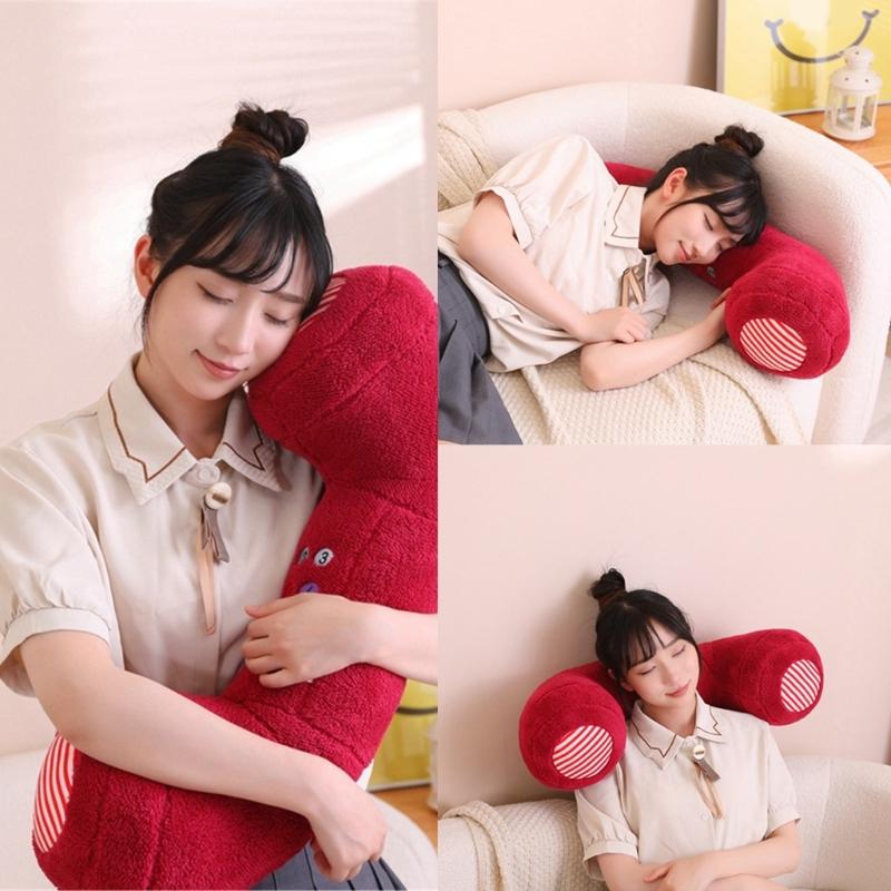 Plush Phone Throw Pillow Funny Telephone Doll Toy Sleep Pillow Christmas Decors for Bedroom Sofa Birthday Gift for Kid