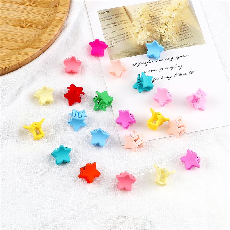 50/100PCS/Set Mini Girls Hair Claws Flower Crown Star Hairpins Cute Hair Clips For Baby Children Claw Hair Accessories Barrettes