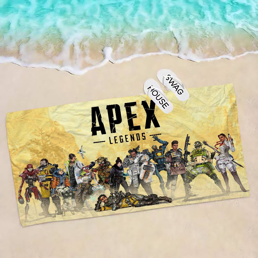 A-Apexs Legends Octane Microfiber Beach Towel Absorbent Quick Dry Soft Yoga Swimming Resort Mountain Climbing Towel