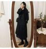 Women's Mid-Length Maoni Coat: 2025 Winter Korean Style, Thickened Slimming Over-the-Knee Woolen Coat