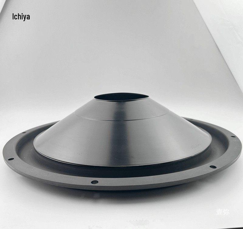 Aluminum 18-Inch Speaker Cone with Large Rubber Edge, 47cm Outer Diameter 100-Core Repair Parts