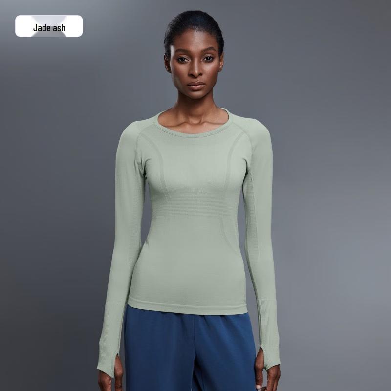 Women s Seamless Long Sleeve Yoga & Sports T-Shirt