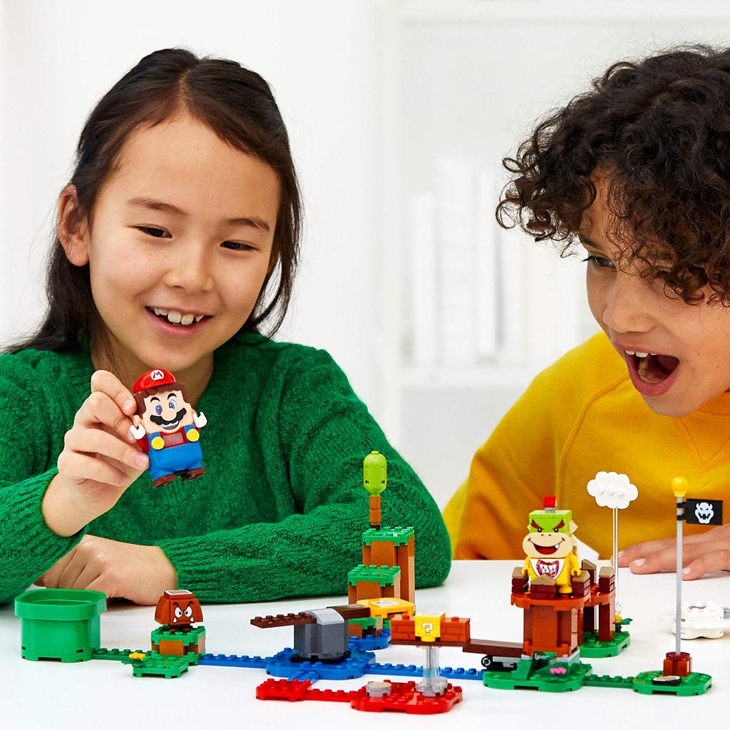 LEGO Super Mario LEGO Mario og begynnelsen av eventyret startsett 71360 Super Mushroom Mini-sett inkludert [Produsentfordeler] ~ +