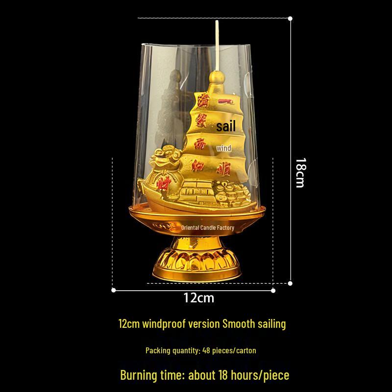 Good Fortune Money Bag Cornucopia Candle